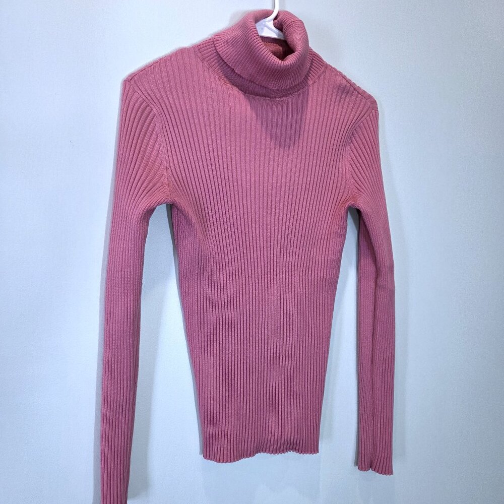 Ashley Stewart Ribbed Turtleneck Sweater Size 14/16